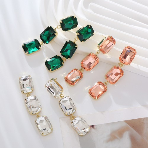 Fashion Jewelry Rhinestone Earrings For Women YWHME-556