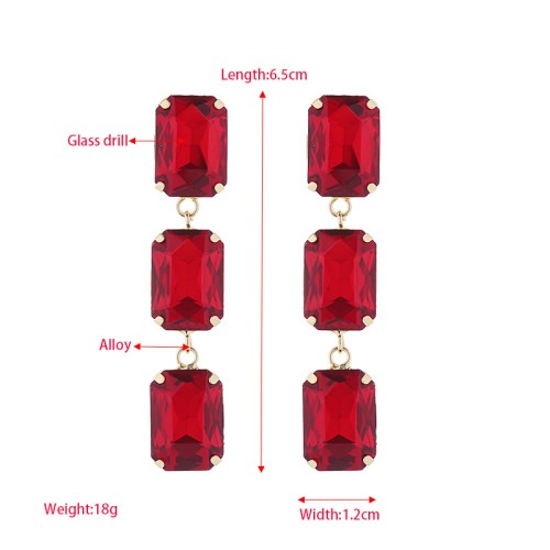 Fashion Jewelry Rhinestone Earrings For Women YWHME-556