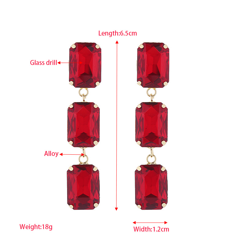 Fashion Jewelry Rhinestone Earrings For Women YWHME-556 