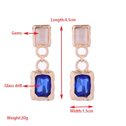 Fashion Jewelry Rhinestone Earrings For Women YWHME-557