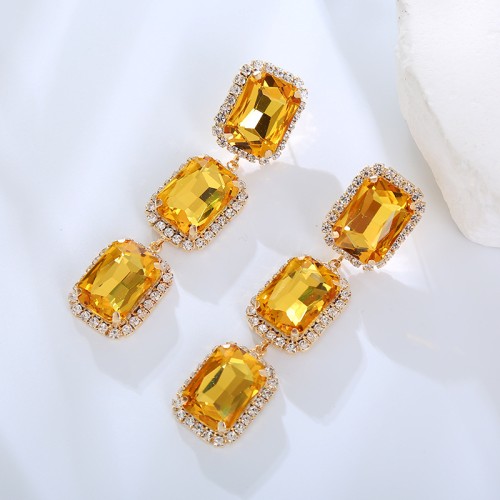 Fashion Jewelry Rhinestone Earrings For Women YWHME-558