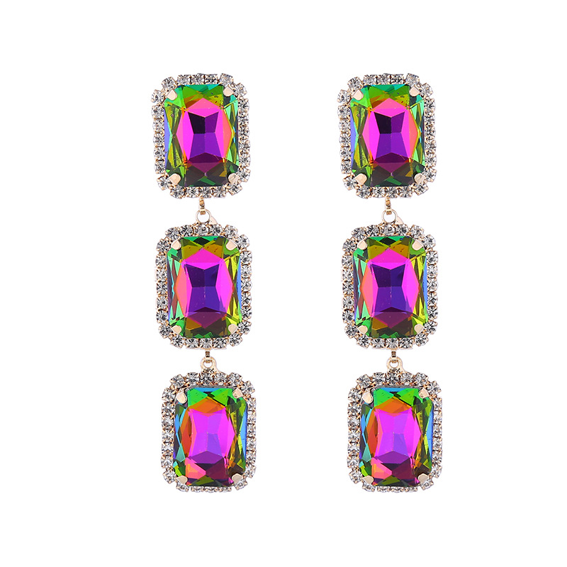 Fashion Jewelry Rhinestone Earrings For Women YWHME-558 