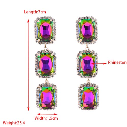 Fashion Jewelry Rhinestone Earrings For Women YWHME-558