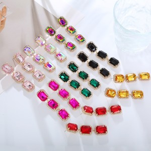 Fashion Jewelry Rhinestone Earrings For Women YWHME-558 