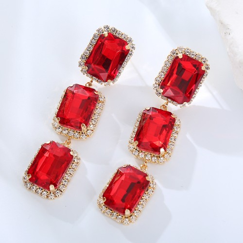 Fashion Jewelry Rhinestone Earrings For Women YWHME-558