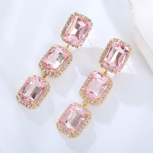 Fashion Jewelry Rhinestone Earrings For Women YWHME-558