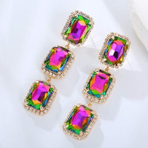 Fashion Jewelry Rhinestone Earrings For Women YWHME-558