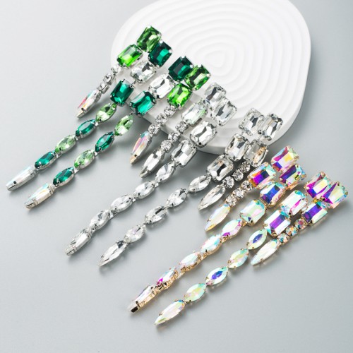 Fashion Jewelry Rhinestone Earrings For Women YWHME-559