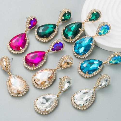 Fashion Jewelry Rhinestone Earrings For Women YWHME-560