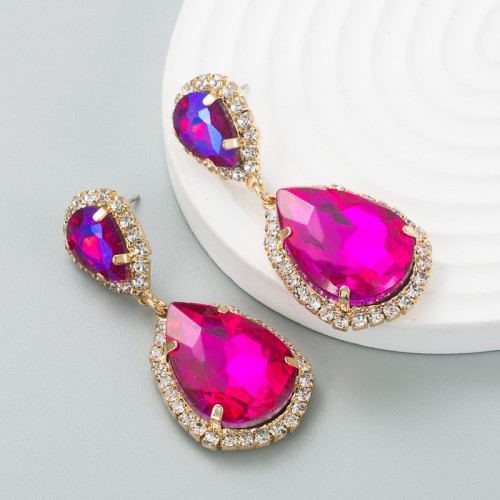 Fashion Jewelry Rhinestone Earrings For Women YWHME-560