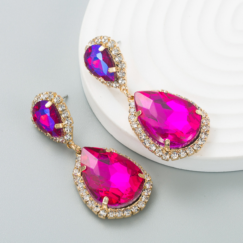 Fashion Jewelry Rhinestone Earrings For Women YWHME-560 