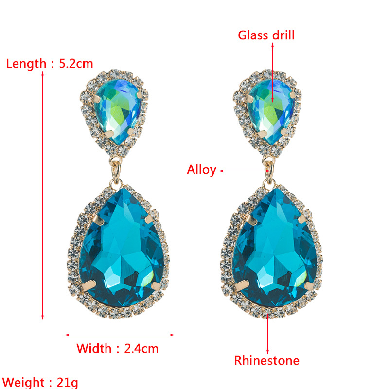 Fashion Jewelry Rhinestone Earrings For Women YWHME-560 