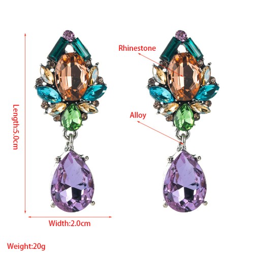 Fashion Jewelry Rhinestone Earrings For Women YWHME-561