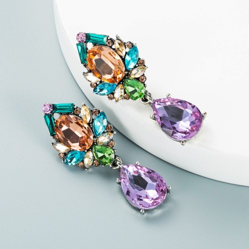 Fashion Jewelry Rhinestone Earrings For Women YWHME-561