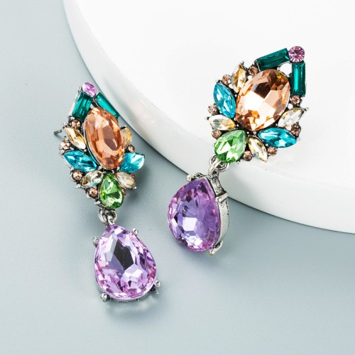 Fashion Jewelry Rhinestone Earrings For Women YWHME-561