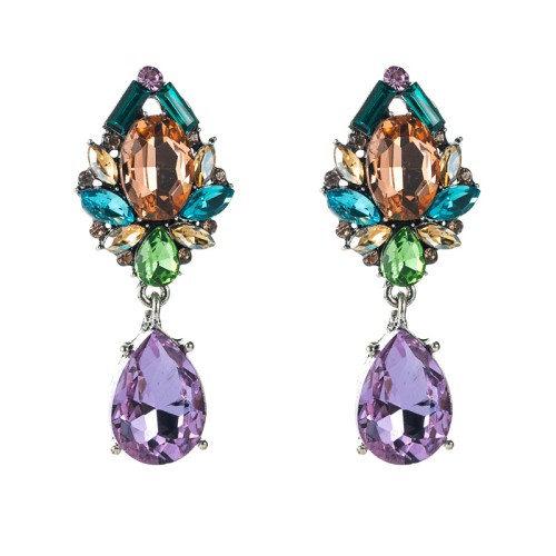 Fashion Jewelry Rhinestone Earrings For Women YWHME-561