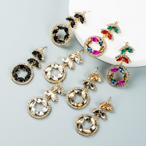 Fashion Jewelry Rhinestone Earrings For Women YWHME-562