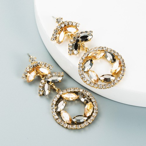 Fashion Jewelry Rhinestone Earrings For Women YWHME-562