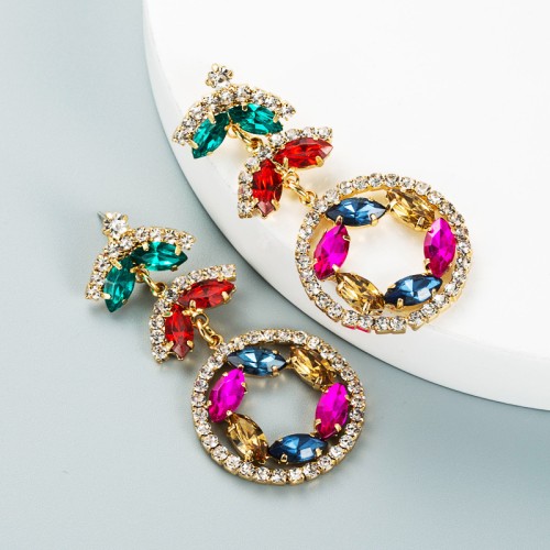 Fashion Jewelry Rhinestone Earrings For Women YWHME-562