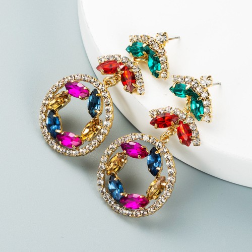 Fashion Jewelry Rhinestone Earrings For Women YWHME-562