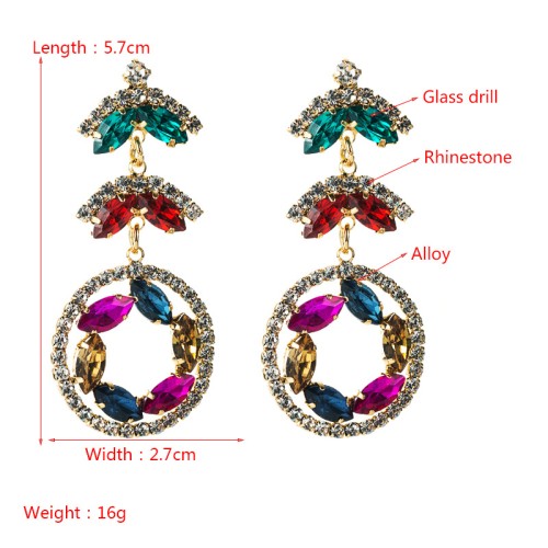 Fashion Jewelry Rhinestone Earrings For Women YWHME-562