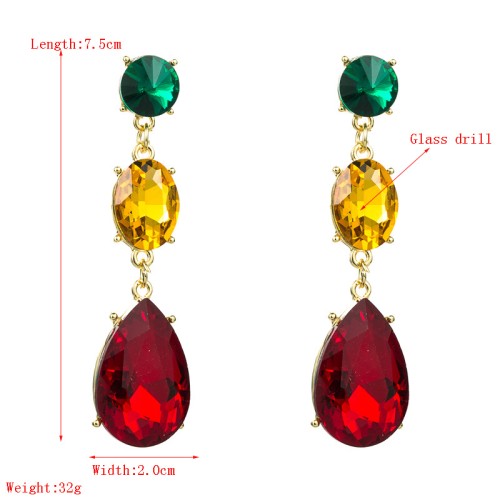 Fashion Jewelry Rhinestone Earrings For Women YWHME-563