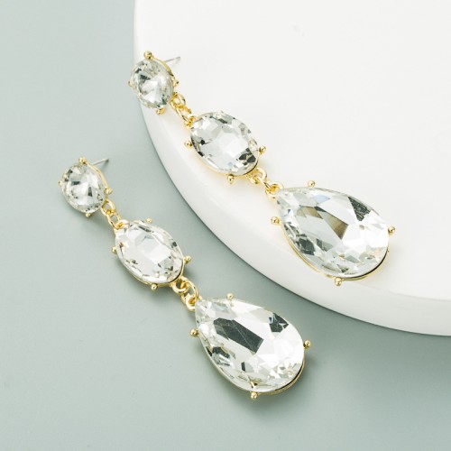 Fashion Jewelry Rhinestone Earrings For Women YWHME-563