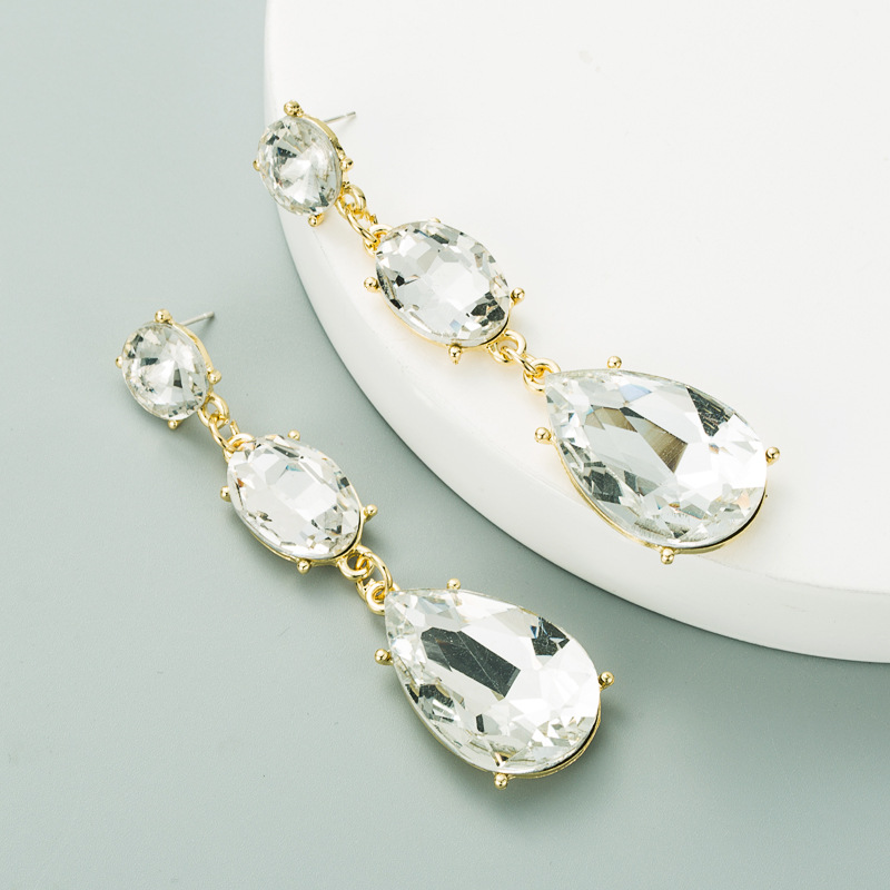 Fashion Jewelry Rhinestone Earrings For Women YWHME-563 