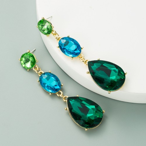 Fashion Jewelry Rhinestone Earrings For Women YWHME-563