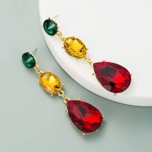 Fashion Jewelry Rhinestone Earrings For Women YWHME-563