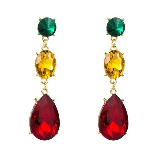 Fashion Jewelry Rhinestone Earrings For Women YWHME-563