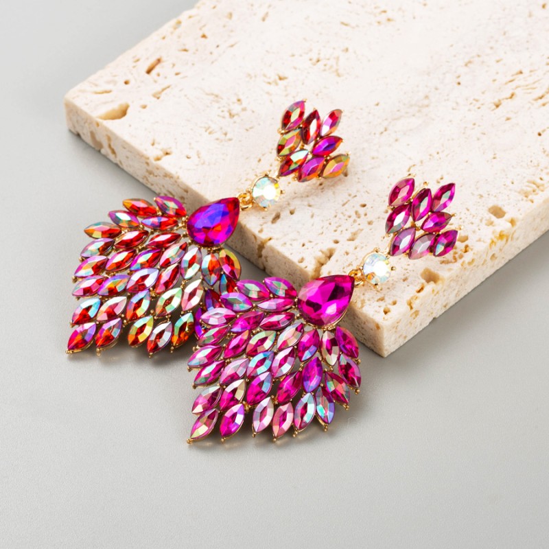 Fashion Jewelry Rhinestone Earrings For Women YWHME-564 