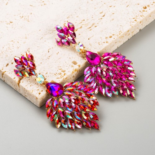 Fashion Jewelry Rhinestone Earrings For Women YWHME-564