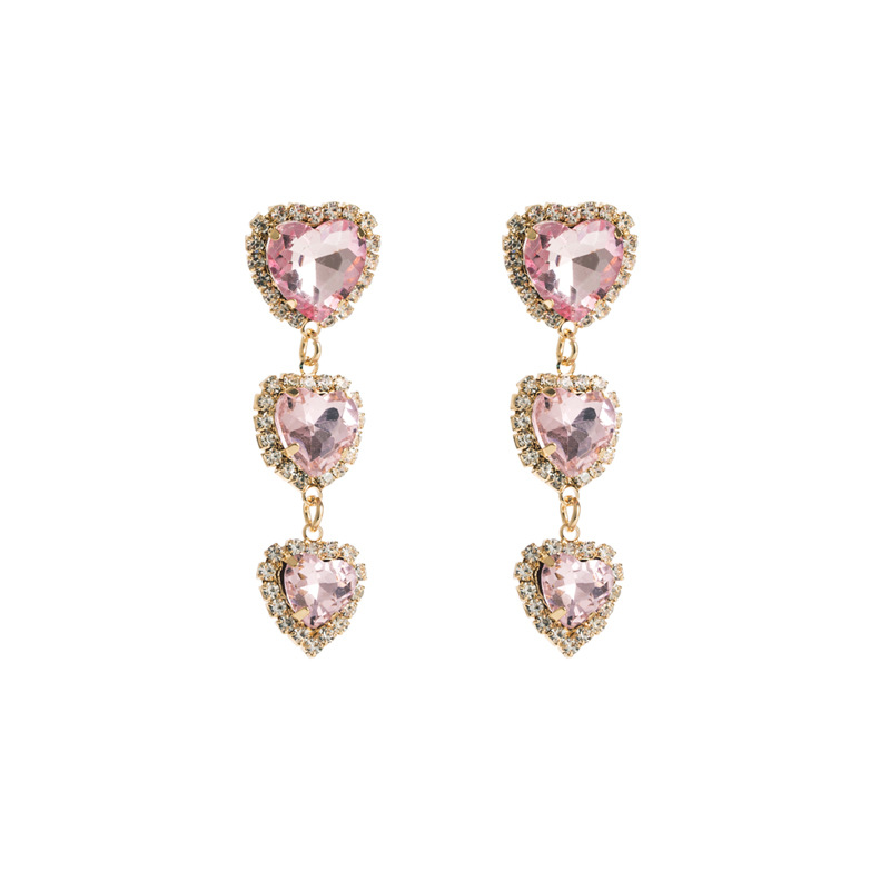 Fashion Jewelry Rhinestone Earrings For Women YWHME-565 