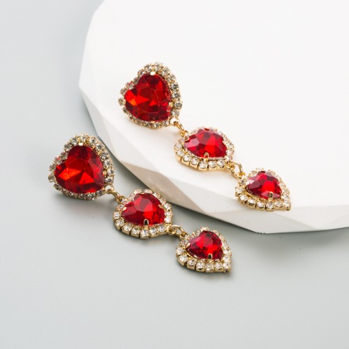 Fashion Jewelry Rhinestone Earrings For Women YWHME-565