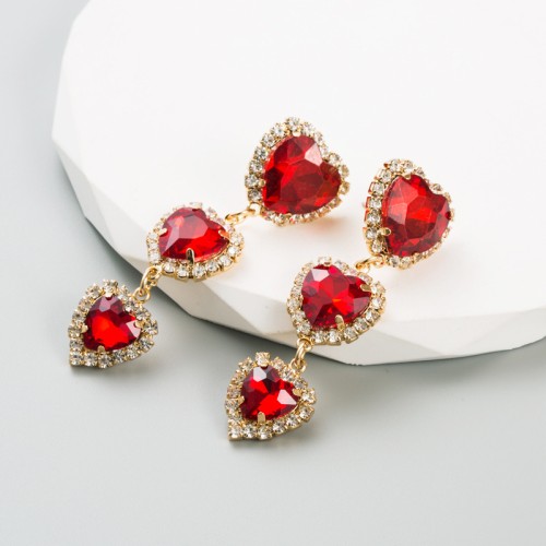 Fashion Jewelry Rhinestone Earrings For Women YWHME-565