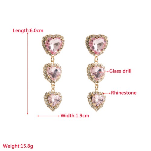 Fashion Jewelry Rhinestone Earrings For Women YWHME-565