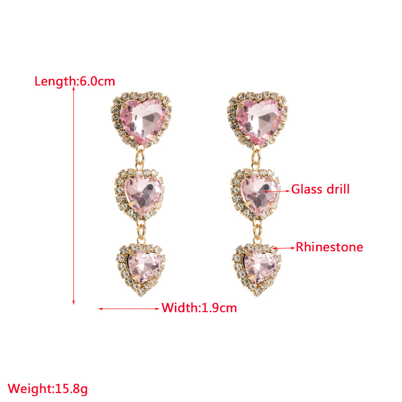 Fashion Jewelry Rhinestone Earrings For Women YWHME-565 