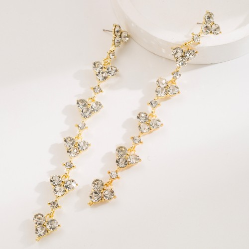 Fashion Jewelry Rhinestone Earrings For Women YWHME-566