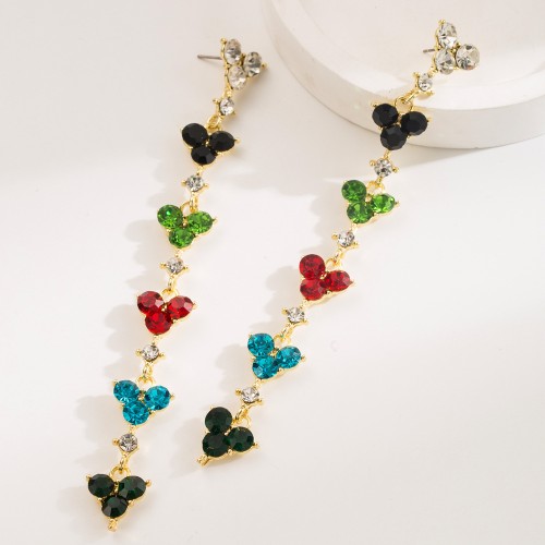 Fashion Jewelry Rhinestone Earrings For Women YWHME-566