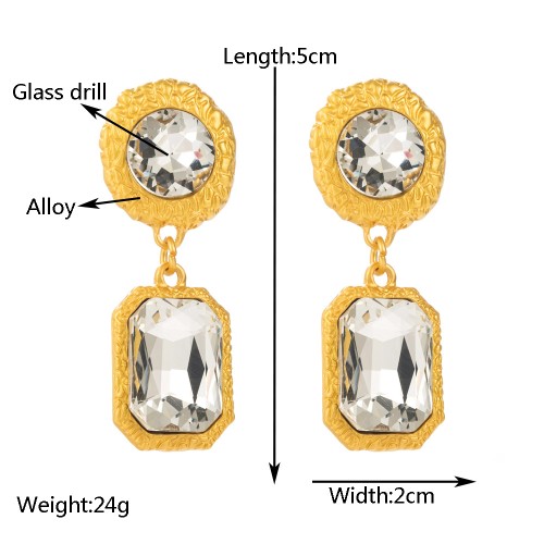 Fashion Jewelry Rhinestone Earrings For Women YWHME-567