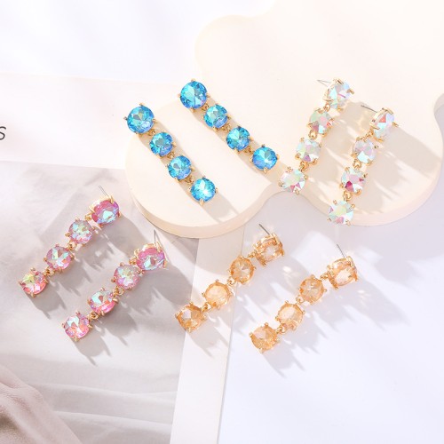 Fashion Jewelry Rhinestone Earrings For Women YWHME-568