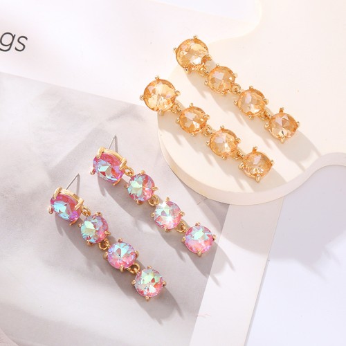 Fashion Jewelry Rhinestone Earrings For Women YWHME-568