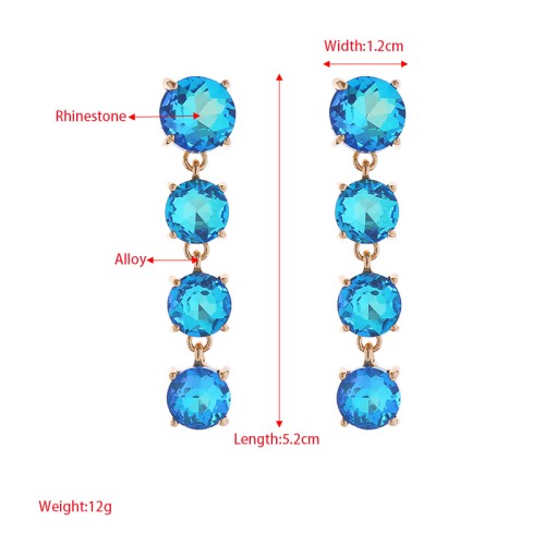 Fashion Jewelry Rhinestone Earrings For Women YWHME-568