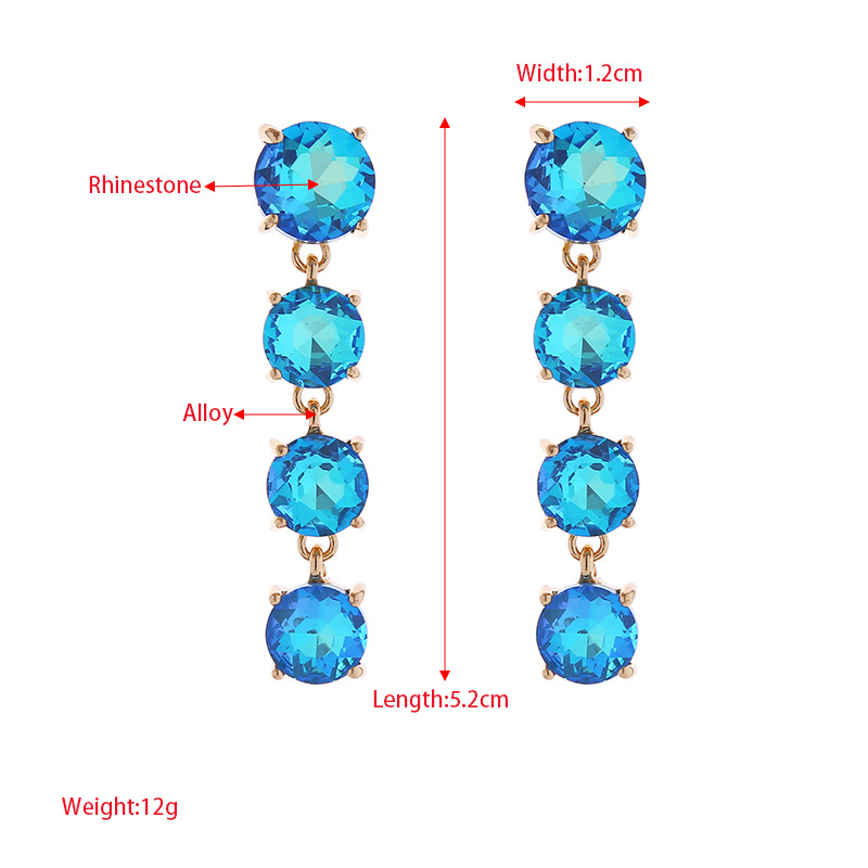 Fashion Jewelry Rhinestone Earrings For Women YWHME-568 