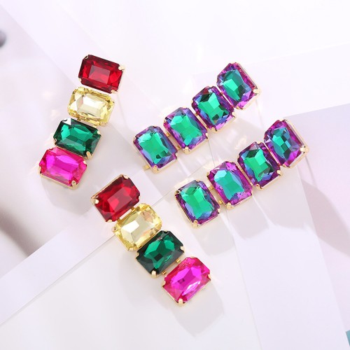 Fashion Jewelry Rhinestone Earrings For Women YWHME-569