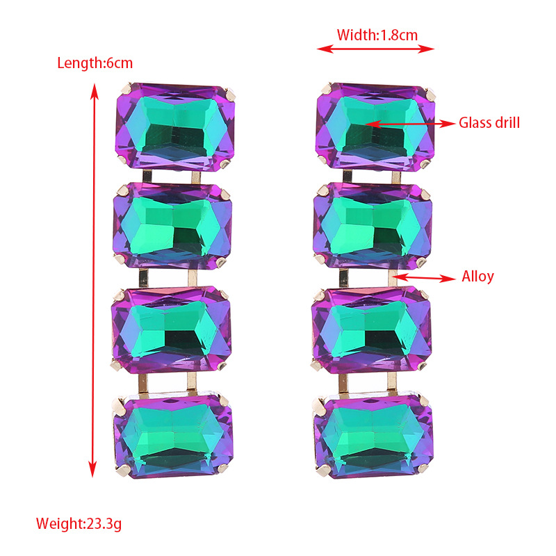 Fashion Jewelry Rhinestone Earrings For Women YWHME-569 