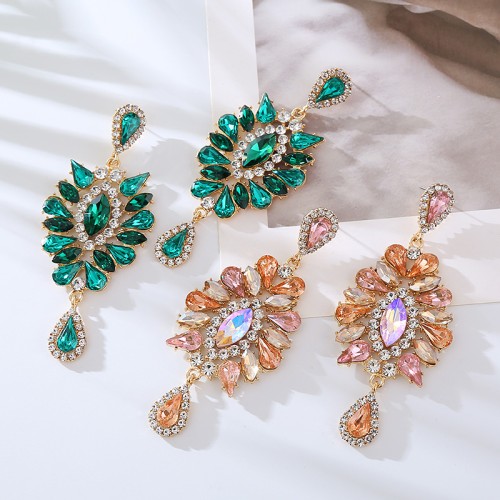 Fashion Jewelry Rhinestone Earrings For Women YWHME-570