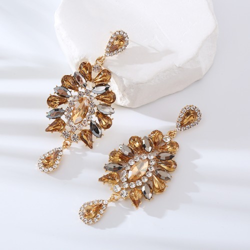 Fashion Jewelry Rhinestone Earrings For Women YWHME-570