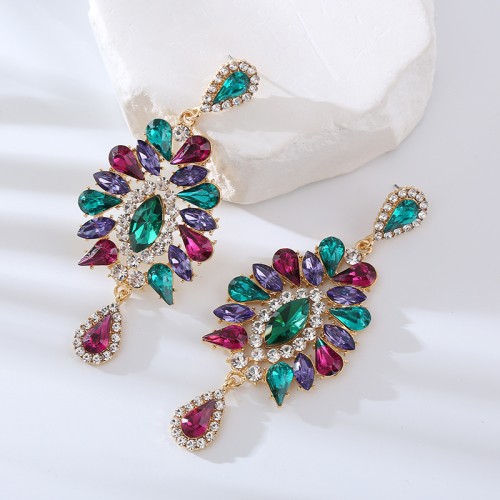 Fashion Jewelry Rhinestone Earrings For Women YWHME-570